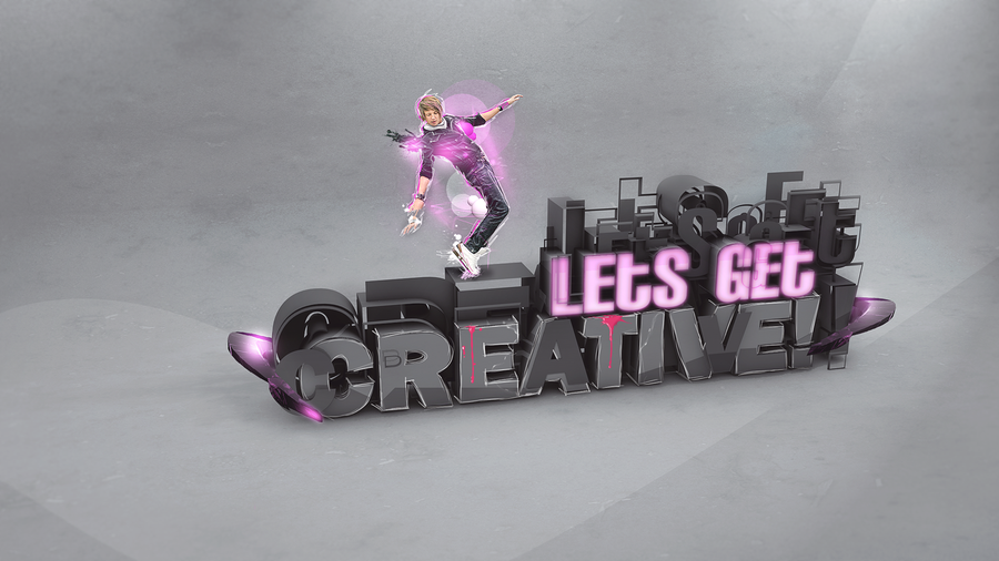 Get creative. Let's get Creative. Create get.